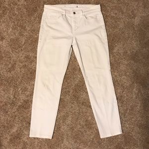 Joe’s Jeans Straight Leg White Jeans Size 28